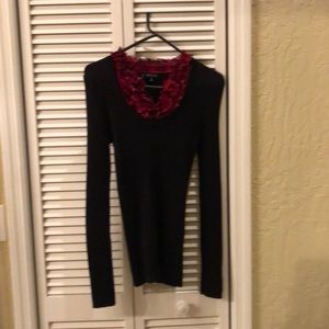 Black Anne Klein top